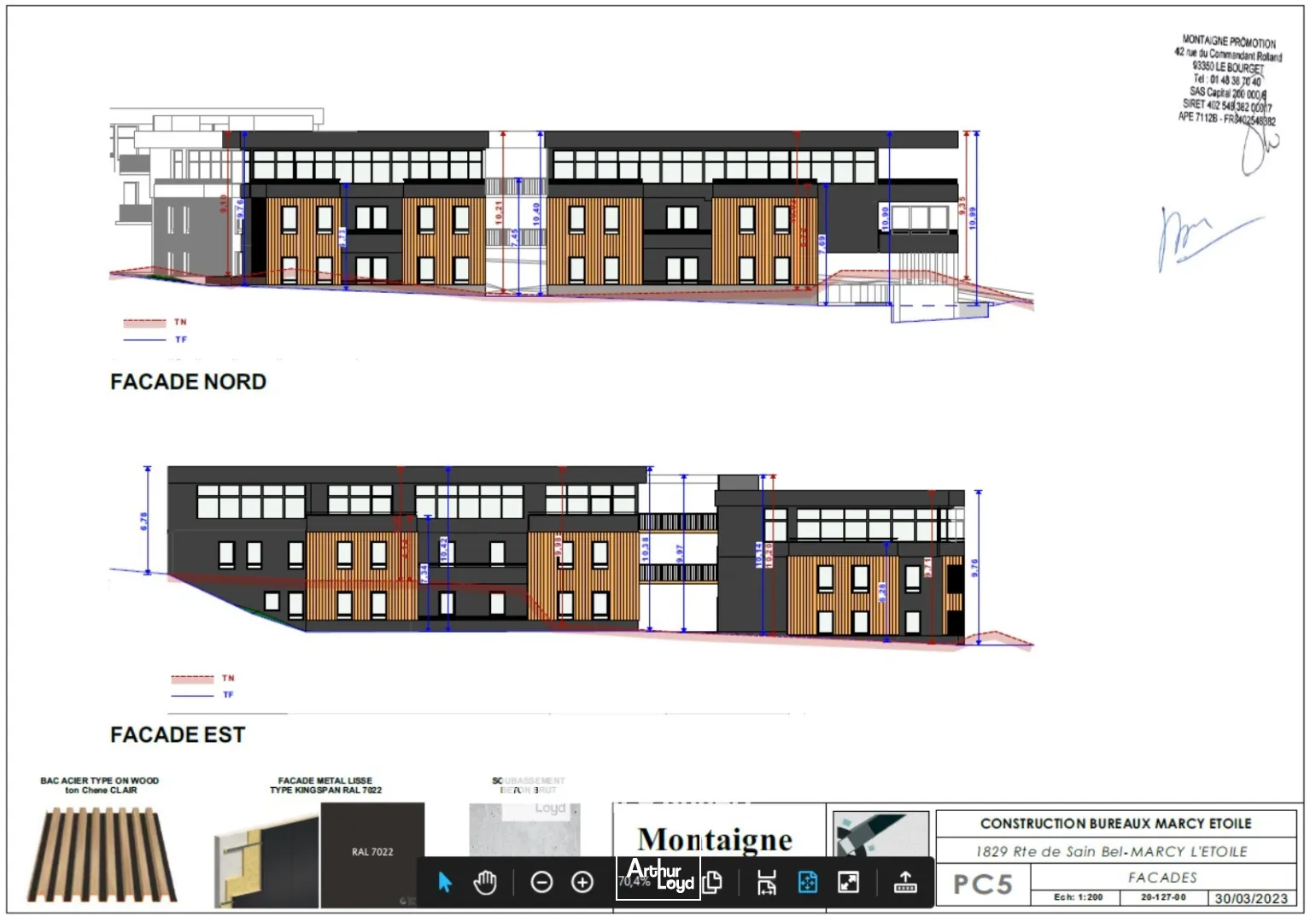 A vendre - LES BALCONS DU PARC - Bureaux avec une flexibilité de division - Marcy l'Etoile