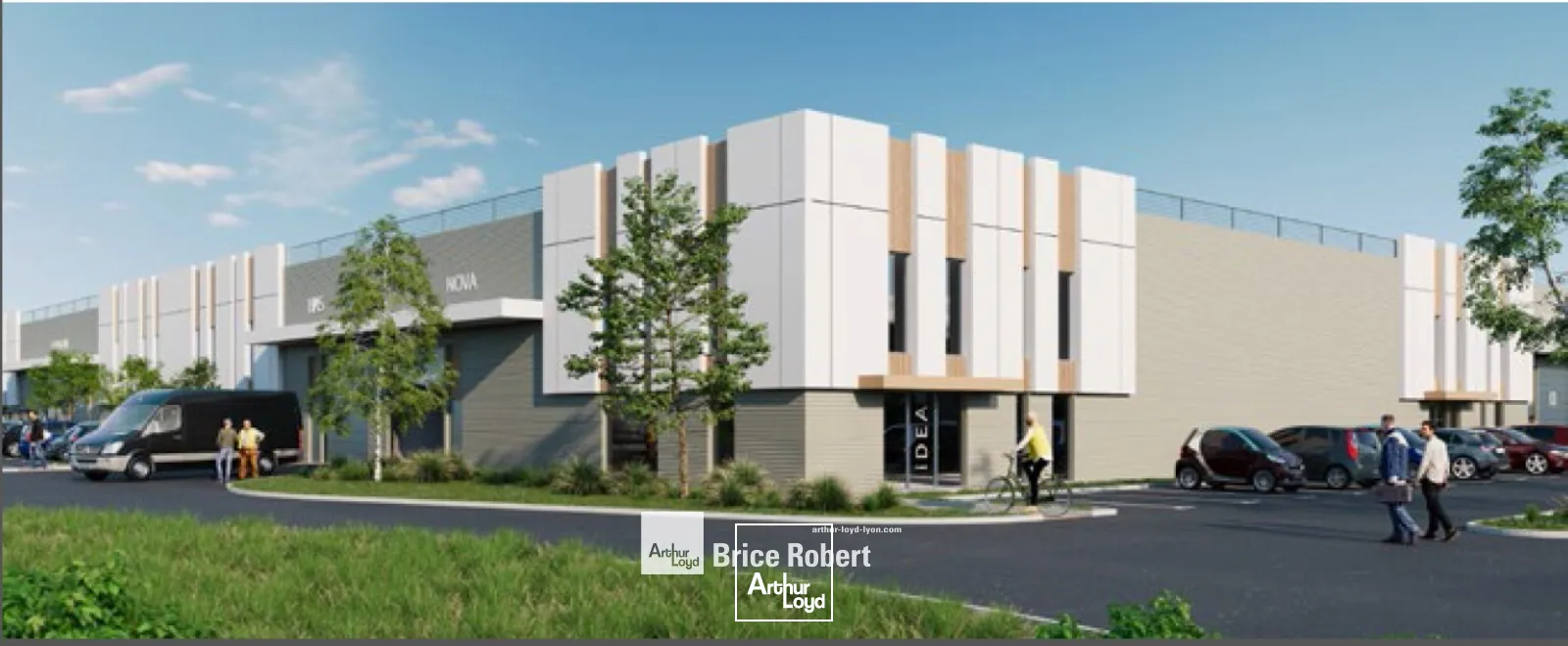 A VENDRE - 11 cellules d'activités entre 666 et 983 m² situées à Saint-Laurent d'Agny