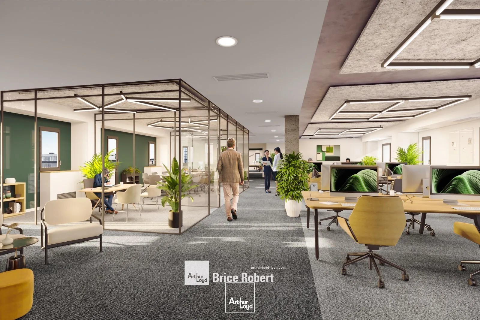 A vendre ou à louer - VERTICAL - Bureaux restructurés proches de Jean Macé - Lyon 7ème