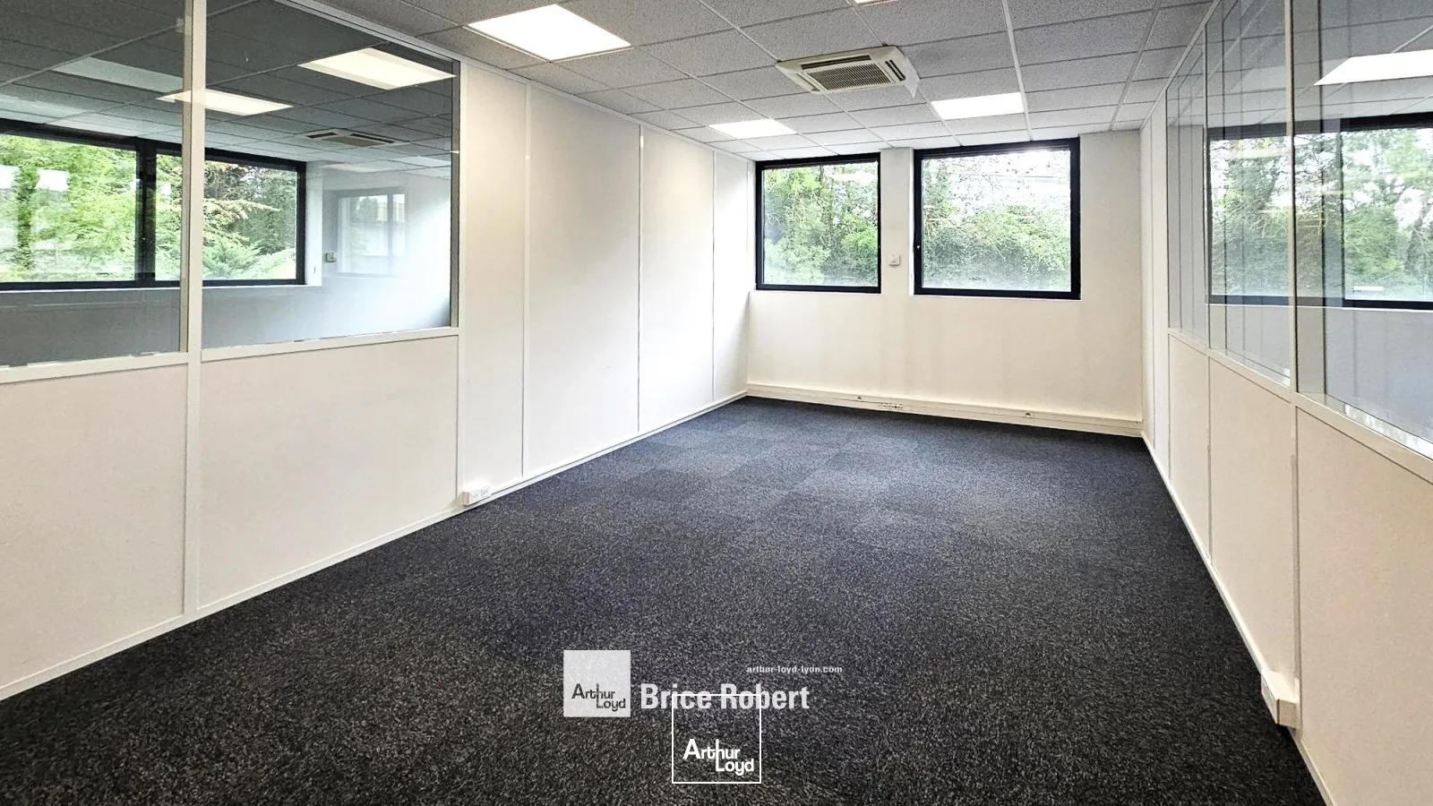 A louer - CARRE D'ARGENT - Bureaux lumineux en rez-de-chaussée - Champagne au Mont d'Or