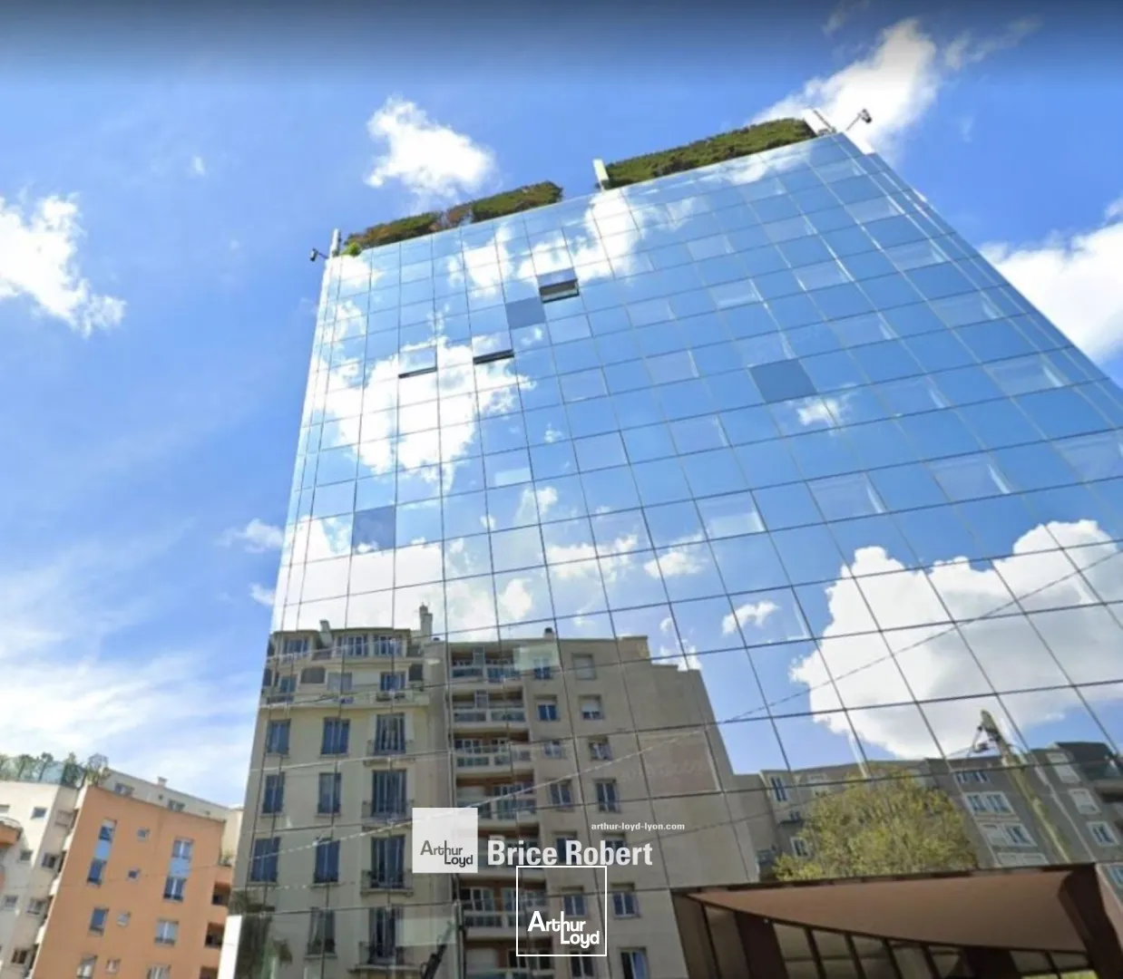 A louer - LE QUARTZ - Bureaux dans un immeuble tertiaire - Villeurbanne 