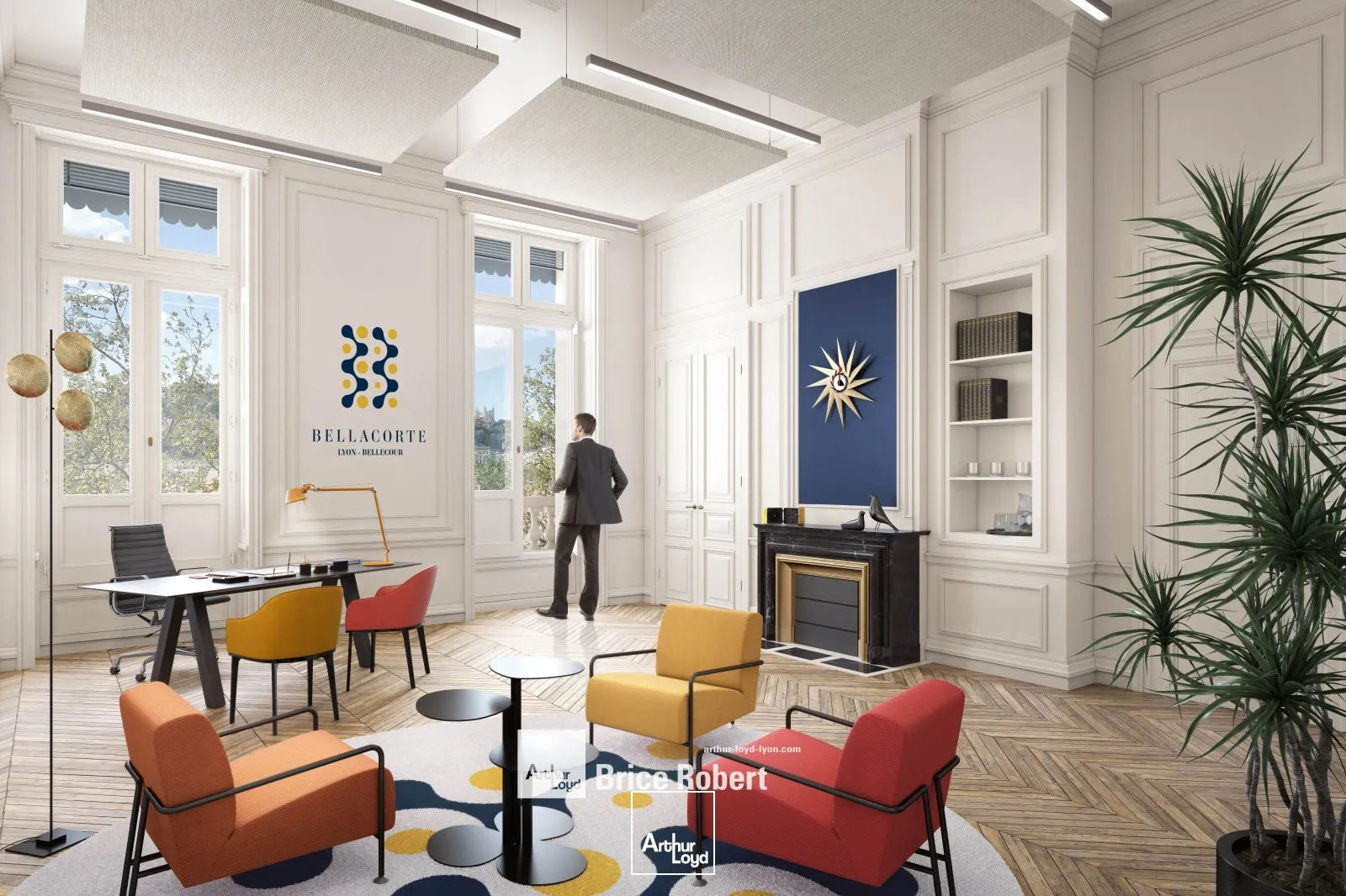 A vendre - BELLACORTE - Bureaux de très grand standing dans immeuble restructuré - Lyon 2ème Bellecour