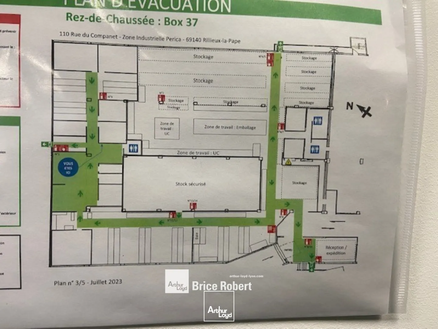 A LOUER - Local d'activités - RILLIEUX