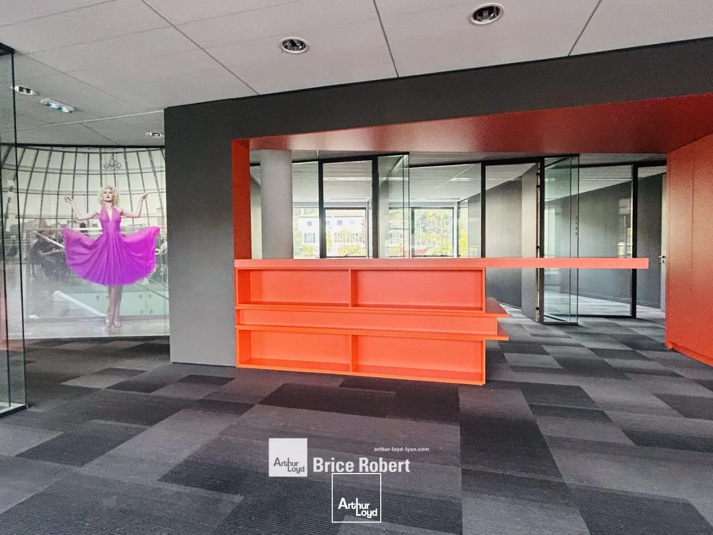 A louer - SOLAR WEST - Bureaux le long des berges de Saône - Lyon 9ème Vaise 