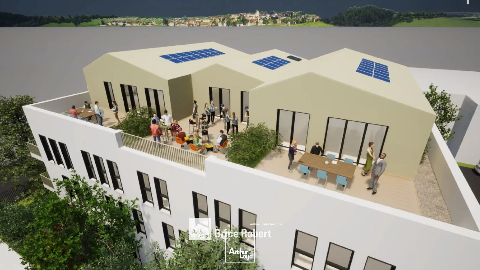 A vendre - 7 UP - Bureaux dans programme composé de 2 bâtiment ERP5 - Dardilly