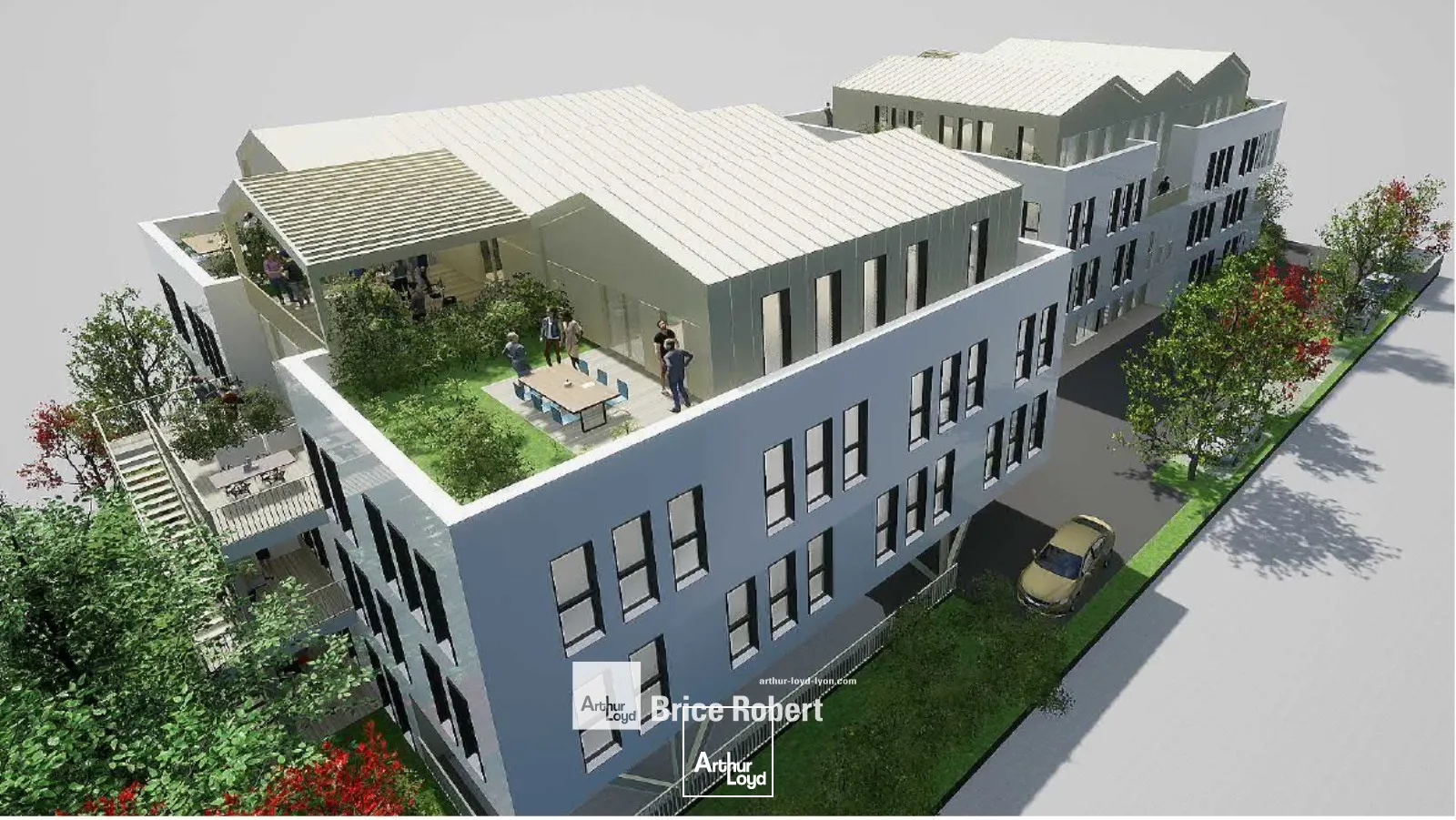 A vendre - 7 UP - Bureaux dans programme composé de 2 bâtiment ERP5 - Dardilly