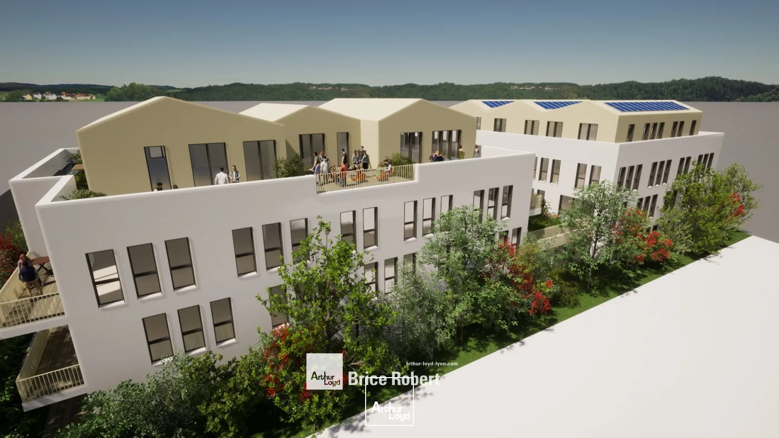 A vendre - 7 UP - Bureaux dans programme composé de 2 bâtiment ERP5 - Dardilly