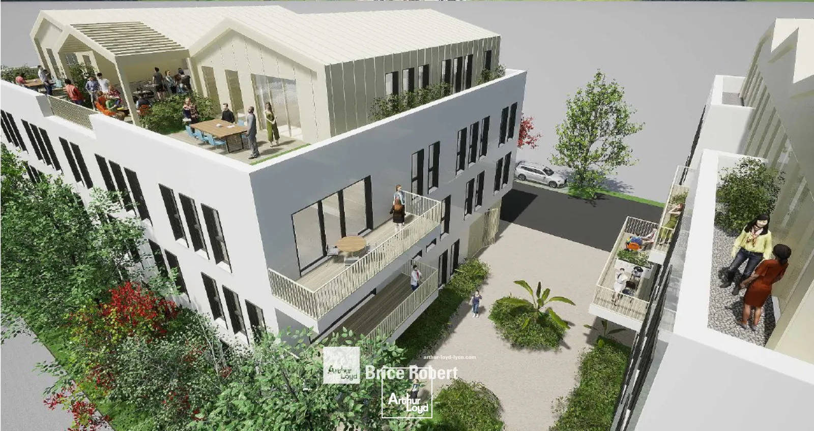 A vendre - 7 UP - Bureaux dans programme composé de 2 bâtiment ERP5 - Dardilly