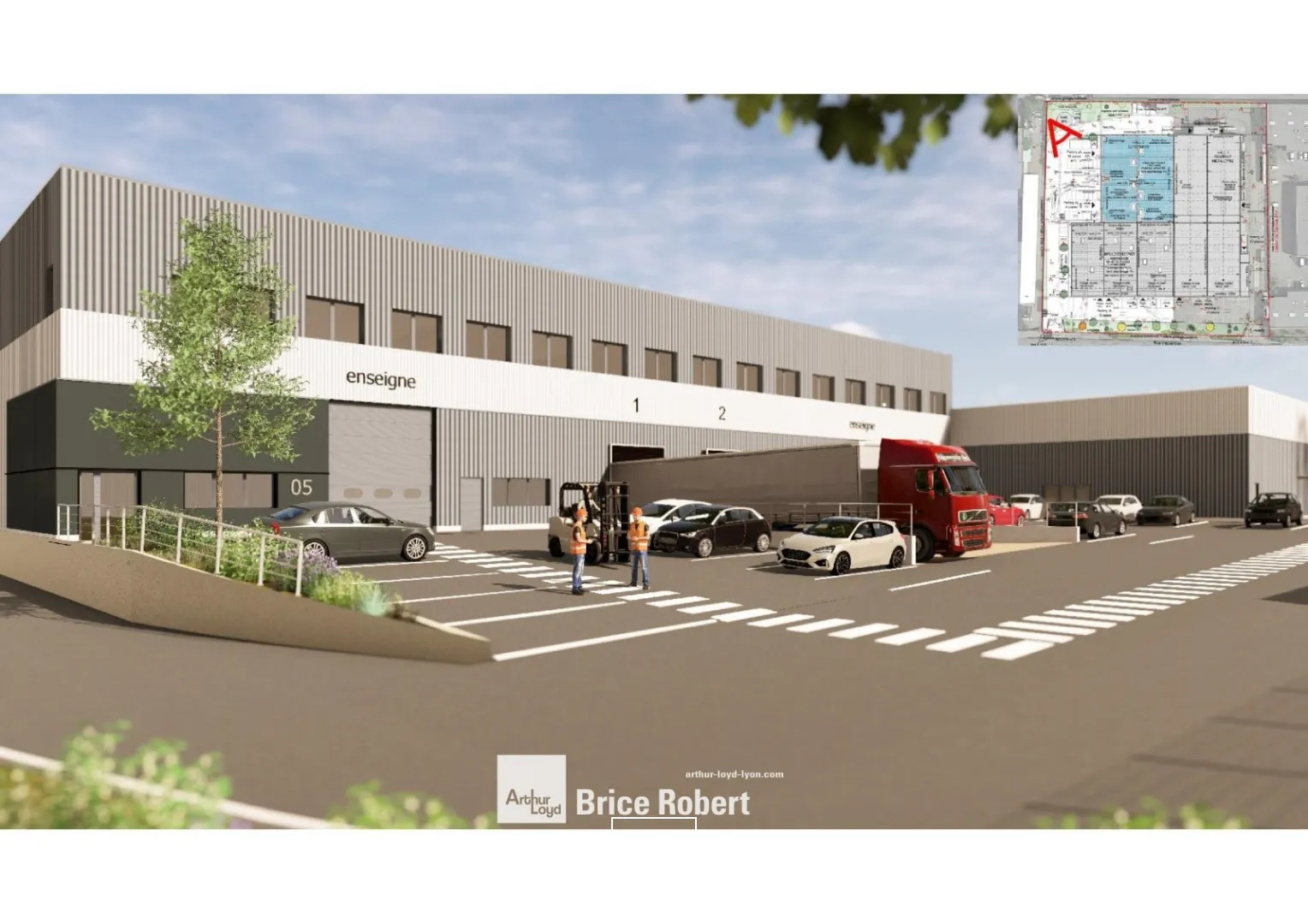 A LOUER - Bâtiment d'activités - DECINES-CHARPIEU