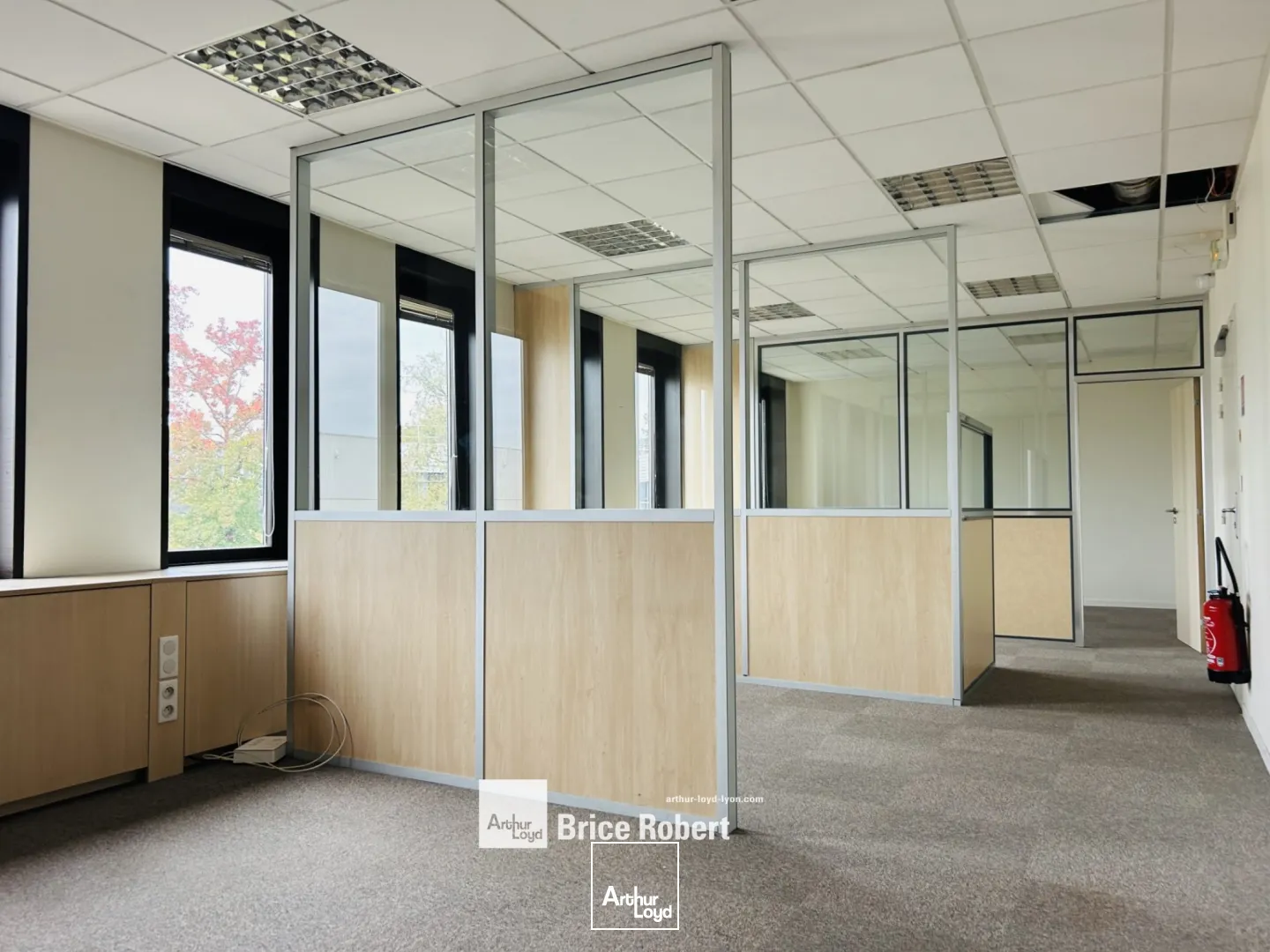 A louer - LE PAISY - Bureaux lumineux dans parc sécurisé et verdoyant - Dardilly