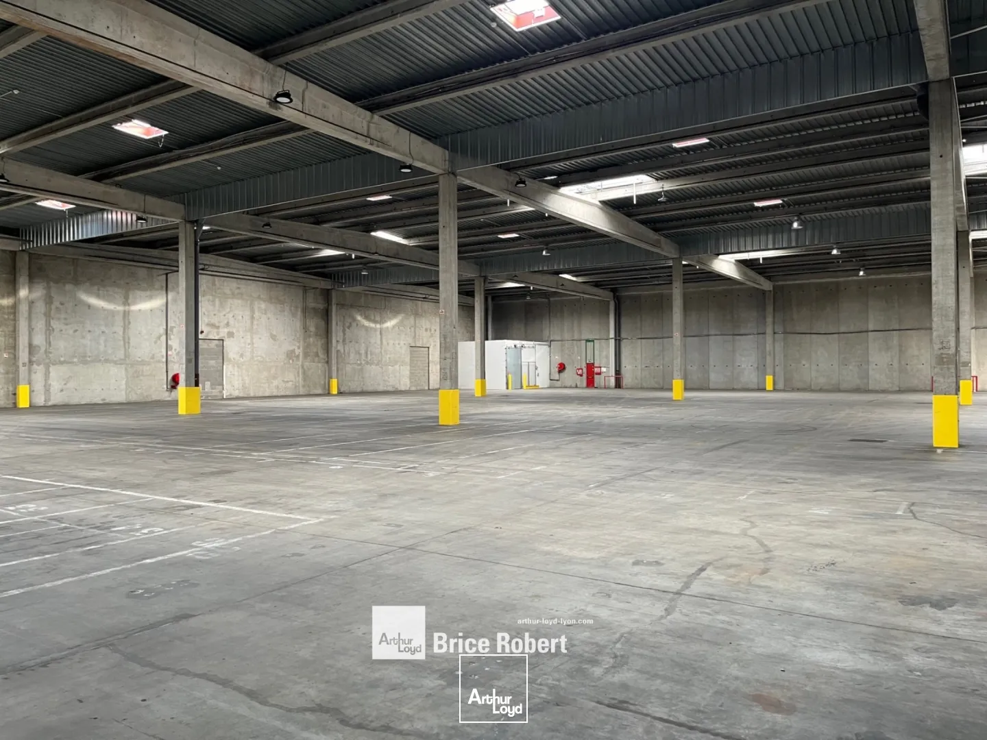 A Louer - Bâtiments d'activités avec quais avec une cour pour camions- Corbas