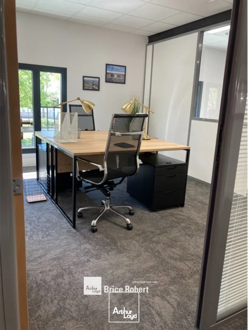 A louer - GREEN CAMPUS PARK - Bureaux au sein des Patios du Moulin à vent - Vénissieux