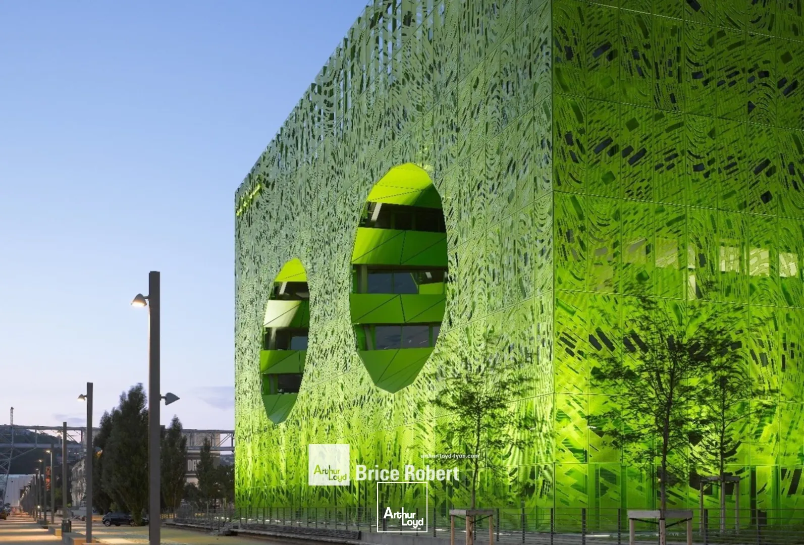 A louer - LE CUBE VERT - Bureaux aménagés - Lyon 2ème Confluence 