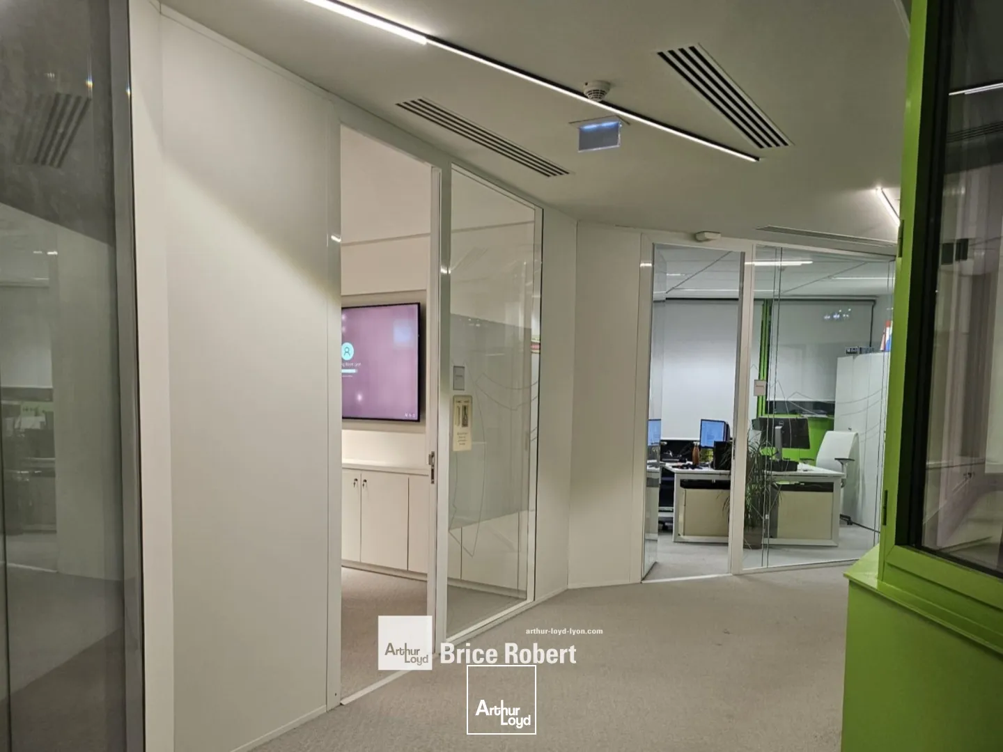 A louer - LE CUBE VERT - Bureaux aménagés - Lyon 2ème Confluence 