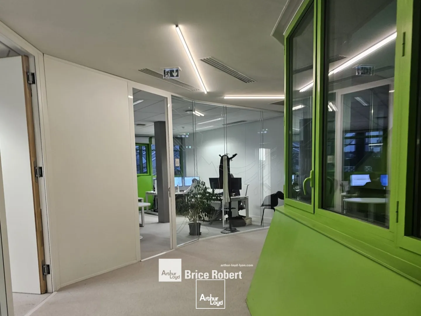 A louer - LE CUBE VERT - Bureaux aménagés - Lyon 2ème Confluence 