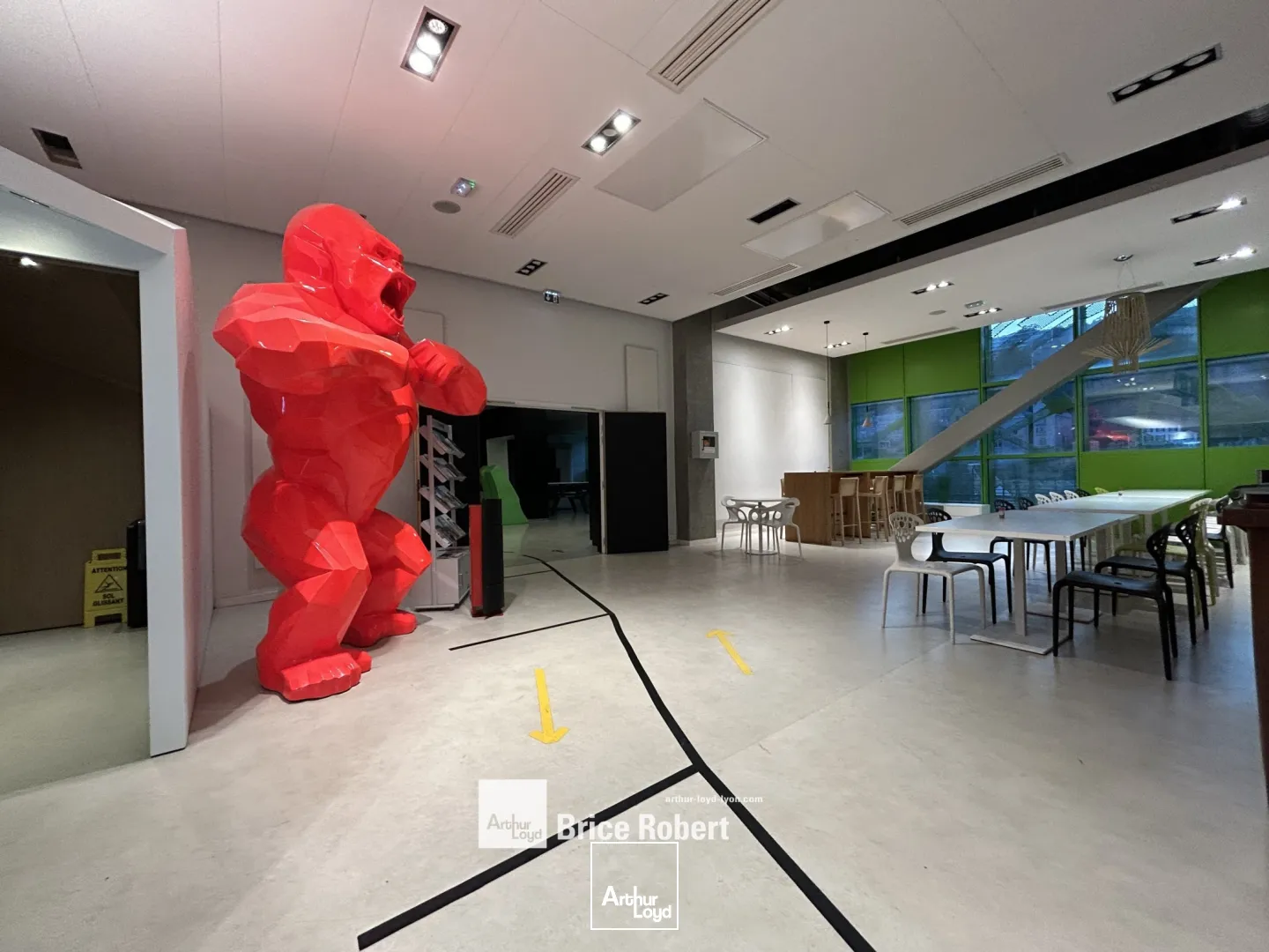 A louer - LE CUBE VERT - Bureaux aménagés - Lyon 2ème Confluence 