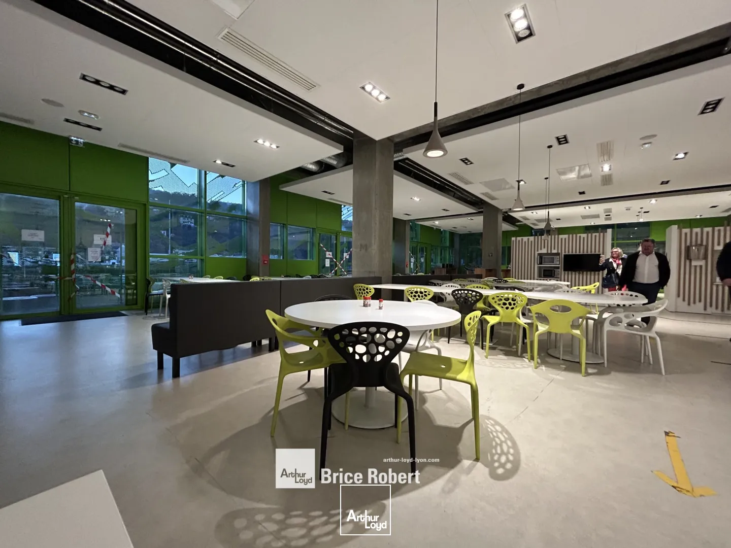 A louer - LE CUBE VERT - Bureaux aménagés - Lyon 2ème Confluence 