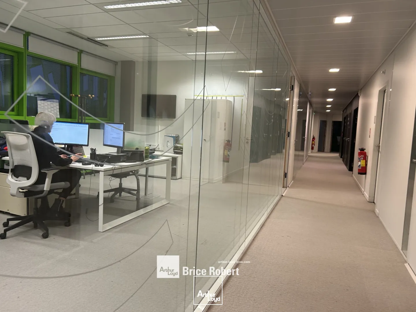 A louer - LE CUBE VERT - Bureaux aménagés - Lyon 2ème Confluence 