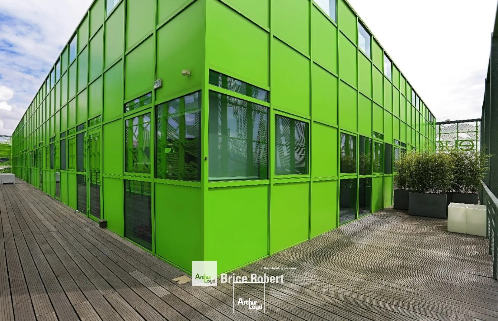 A louer - LE CUBE VERT - Bureaux aménagés - Lyon 2ème Confluence 