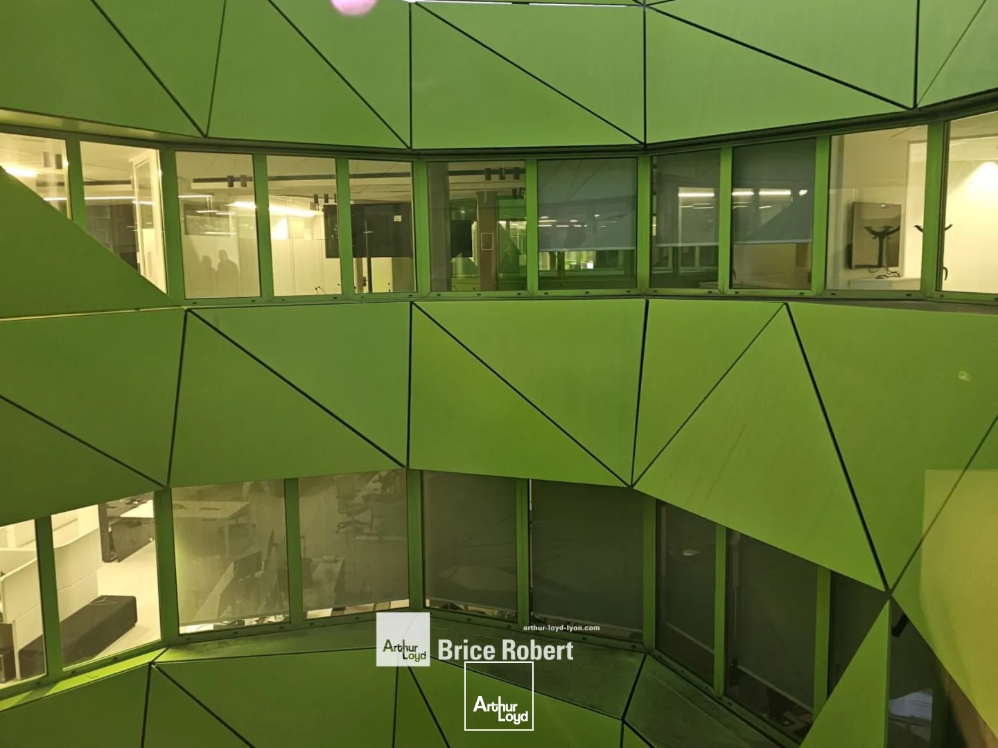A louer - LE CUBE VERT - Bureaux aménagés - Lyon 2ème Confluence 