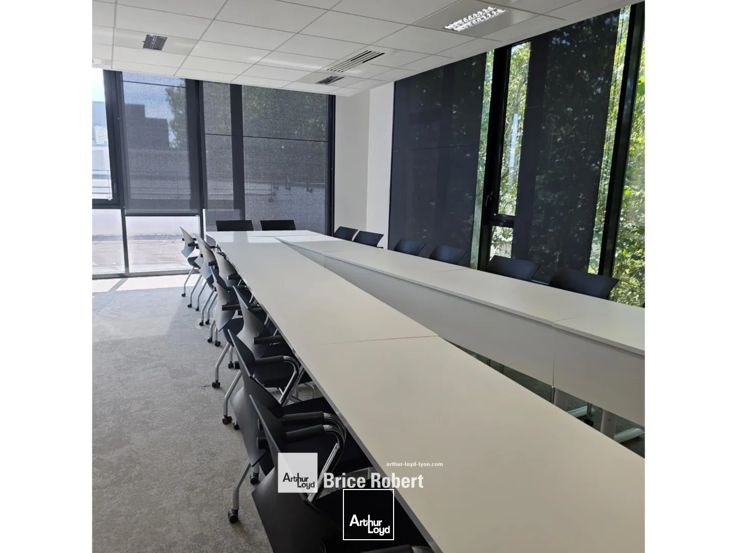 A louer - GALLINE - Bureaux avec une cour intérieure arborée - Villeurbanne 