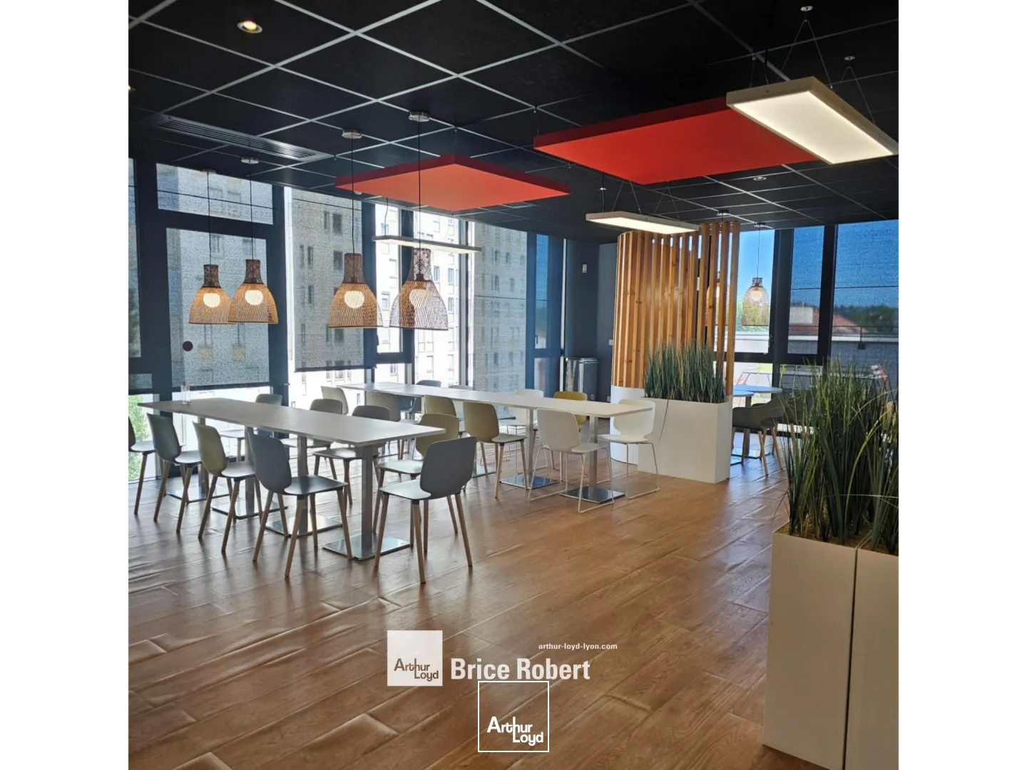 A louer - GALLINE - Bureaux avec une cour intérieure arborée - Villeurbanne 