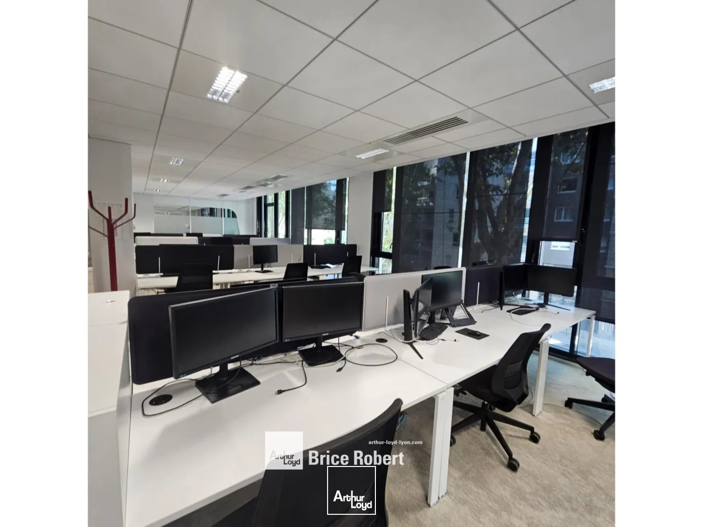 A louer - GALLINE - Bureaux avec une cour intérieure arborée - Villeurbanne 