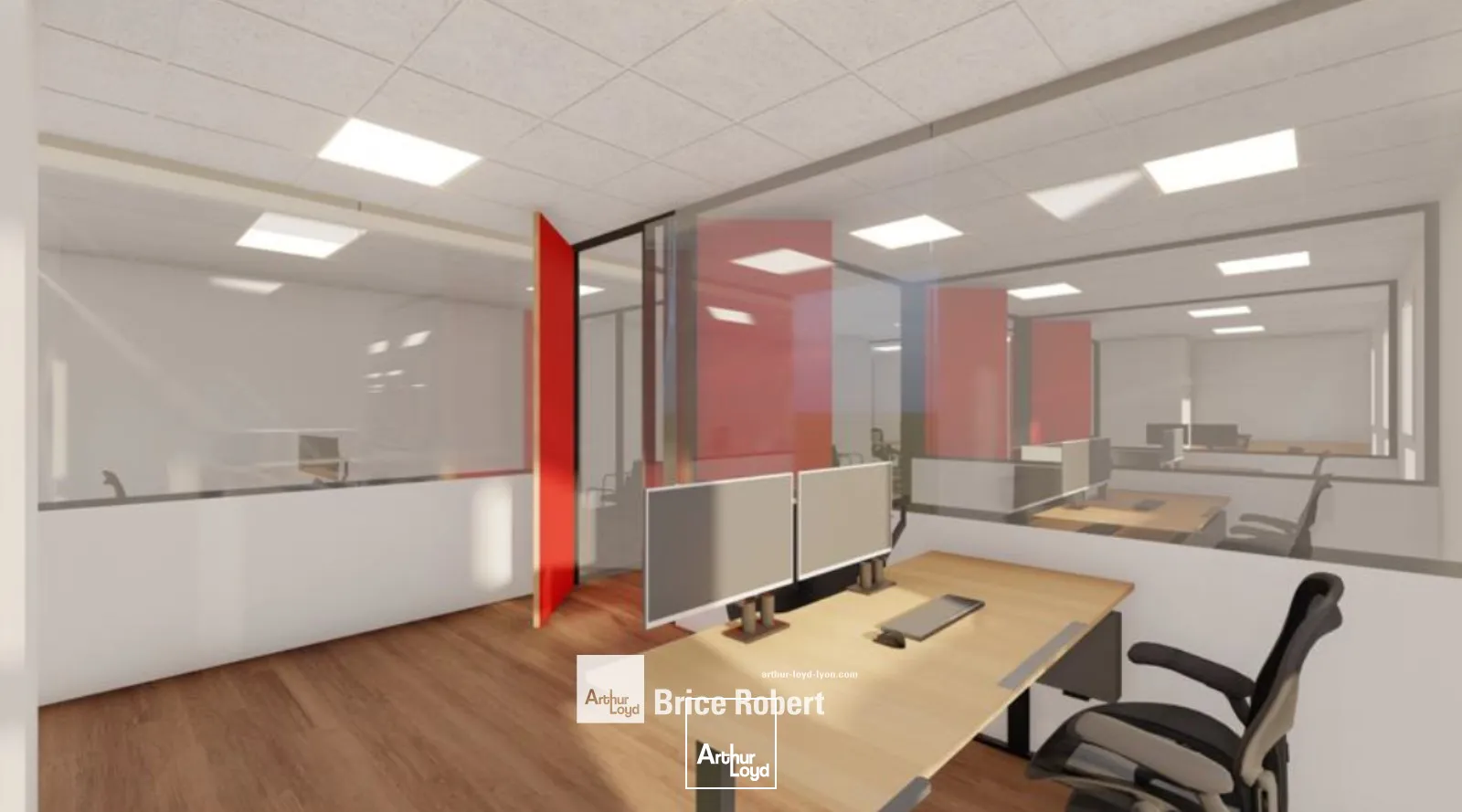 A louer - STRATTON I - Bureaux de bon standing - Dardilly