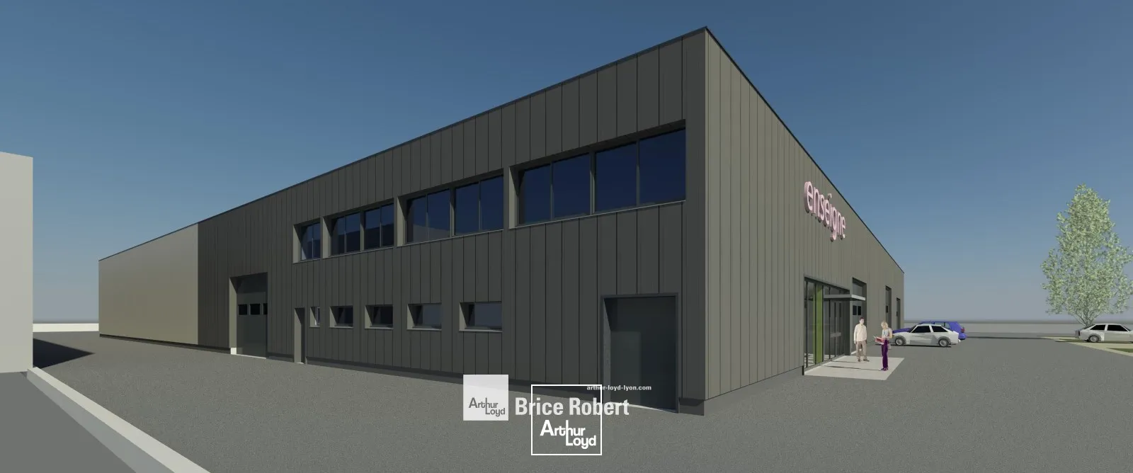 A LOUER - Bâtiment d'activités - SAINT BONNET DE MURE