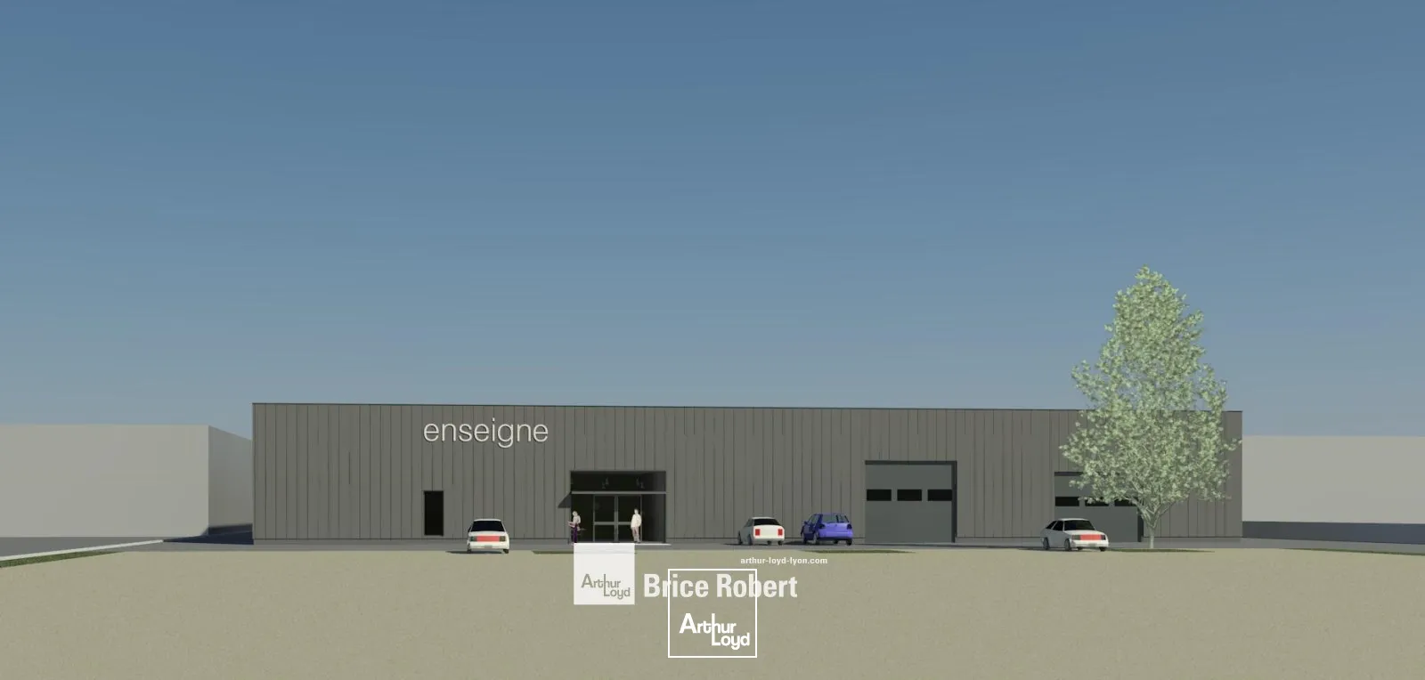 A LOUER - Bâtiment d'activités - SAINT BONNET DE MURE