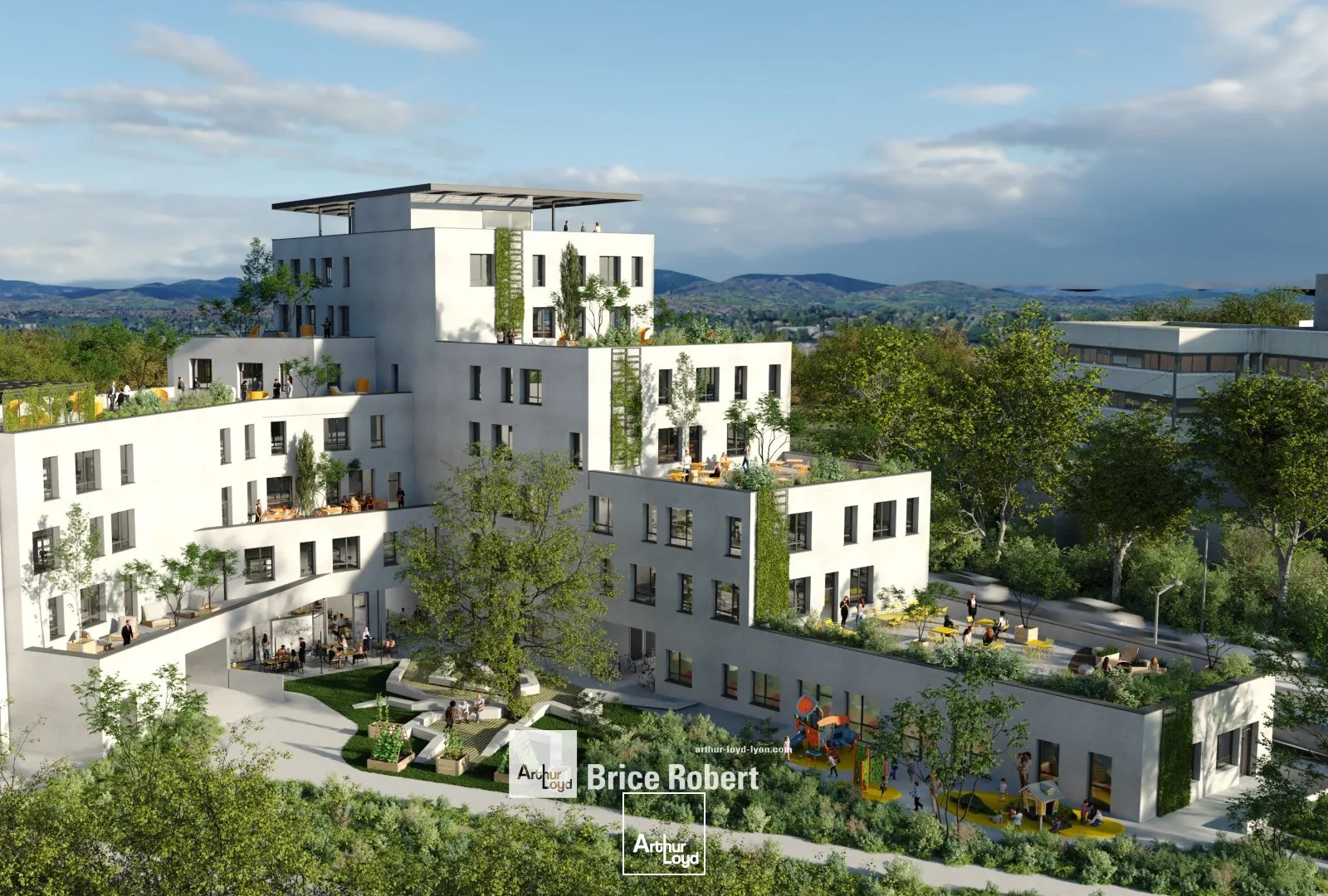 A louer - ENOVA - Bureaux neufs dans le secteur Sauvegarde - Lyon 9ème