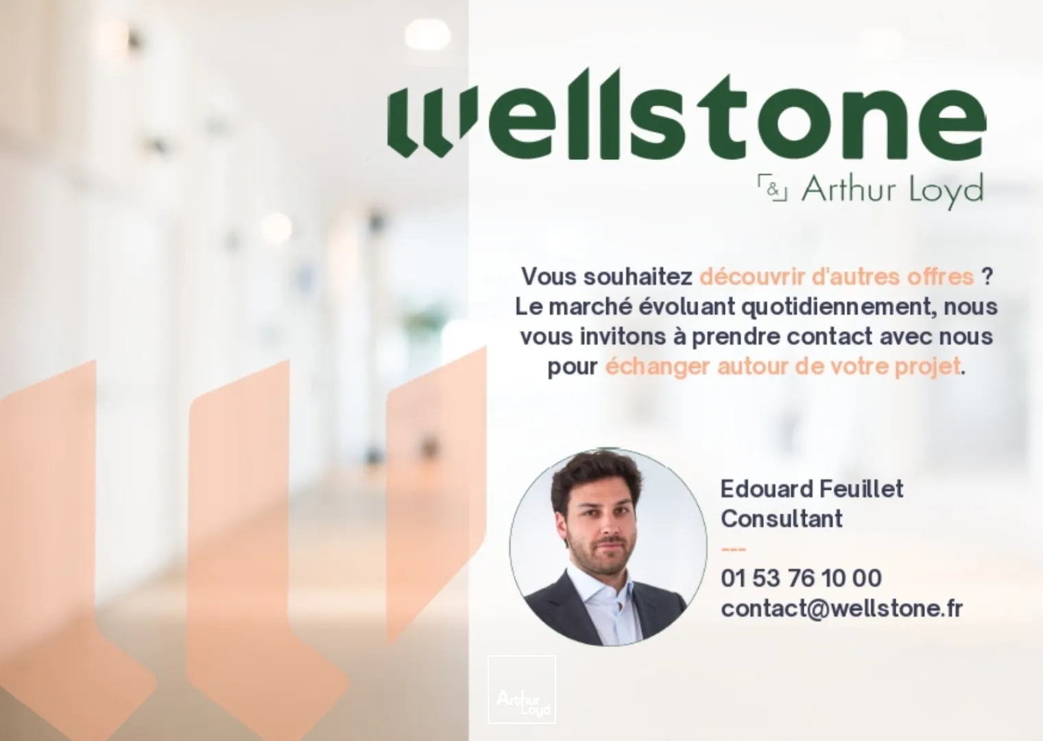 Bureaux à louer à PARIS 75001