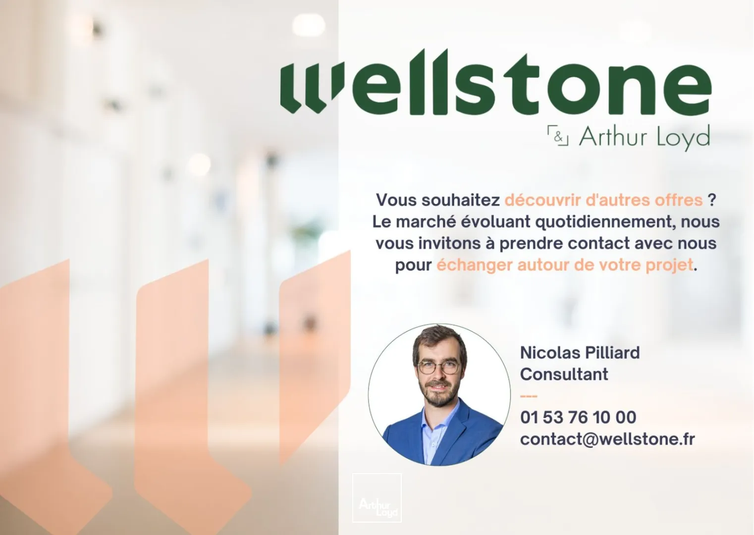 Bureaux à louer à PARIS 75009