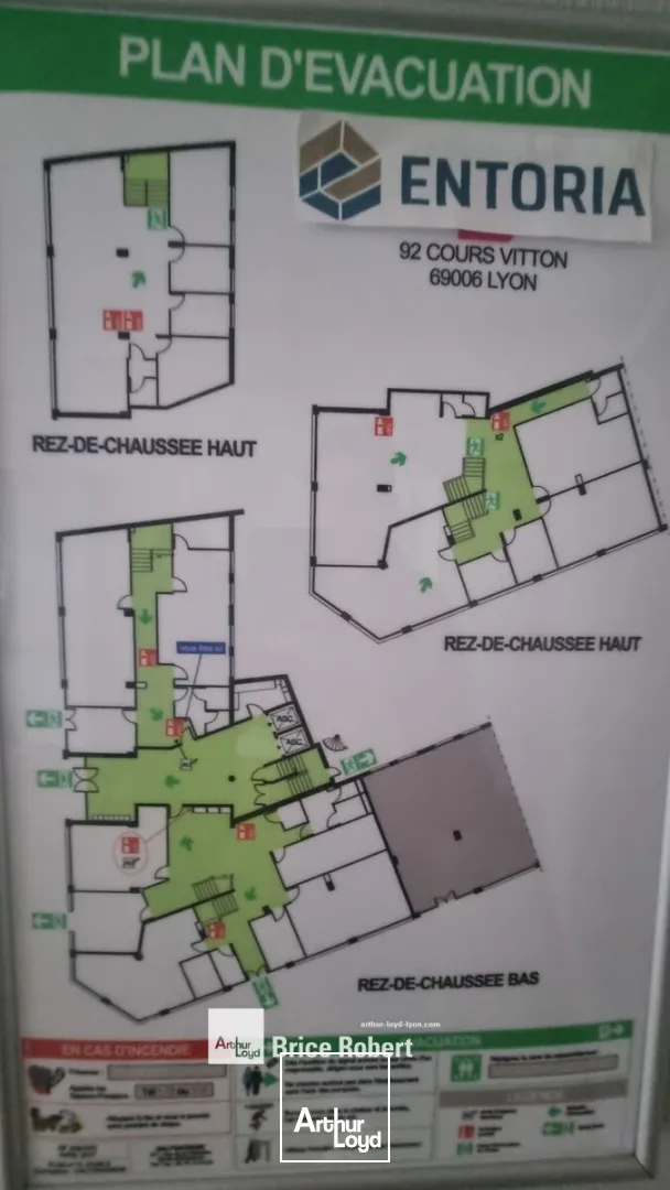 A louer - LES TOPAZES - Bureaux avec mezzanine - Lyon 6ème Part-Dieu