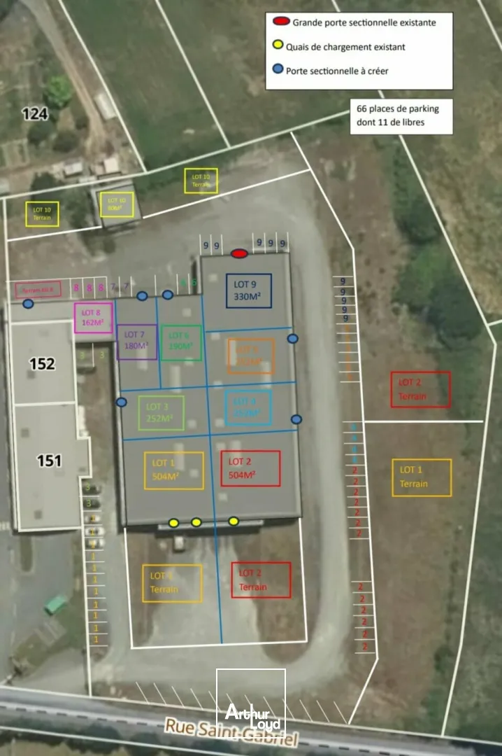 LOCAL D'ACTIVITE 500M² - A VENDRE - CHAUCHE