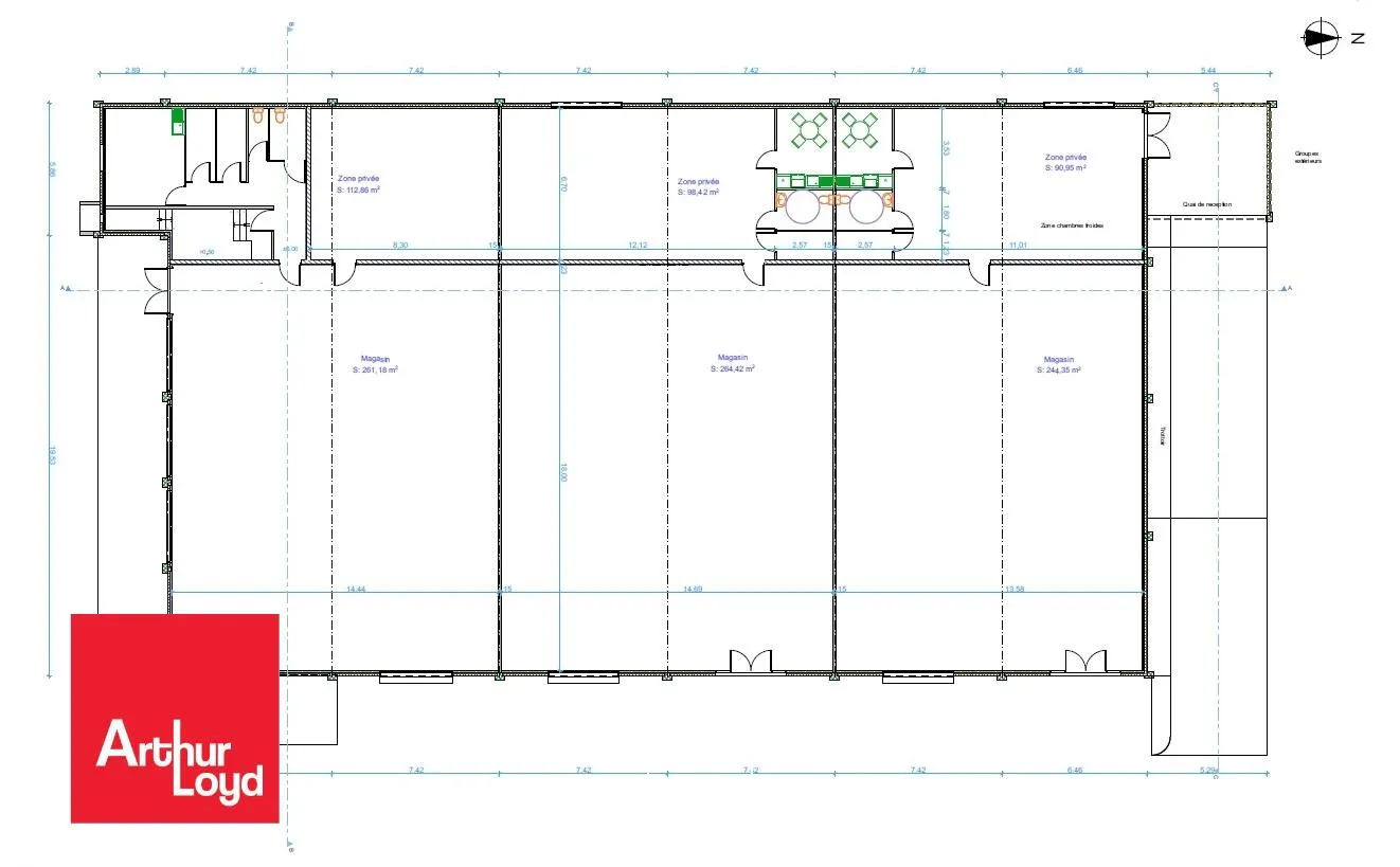 Local commercial à louer à SAINT-DENIS-LANNERAY 28200