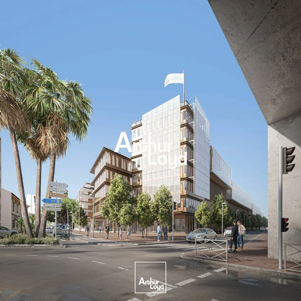 BUREAUX NEUFS A VENDRE 2299 M² DIVISBLES DÈS 234 M² - CAGNES SUR MER DANS IMMEUBLE ERP