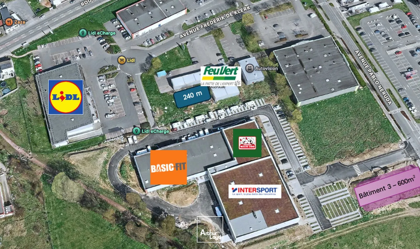 Locaux Commerciaux & Services à Louer - ZAC des Flandres - Proximité Route Nationale - AUCHY LES MINES 