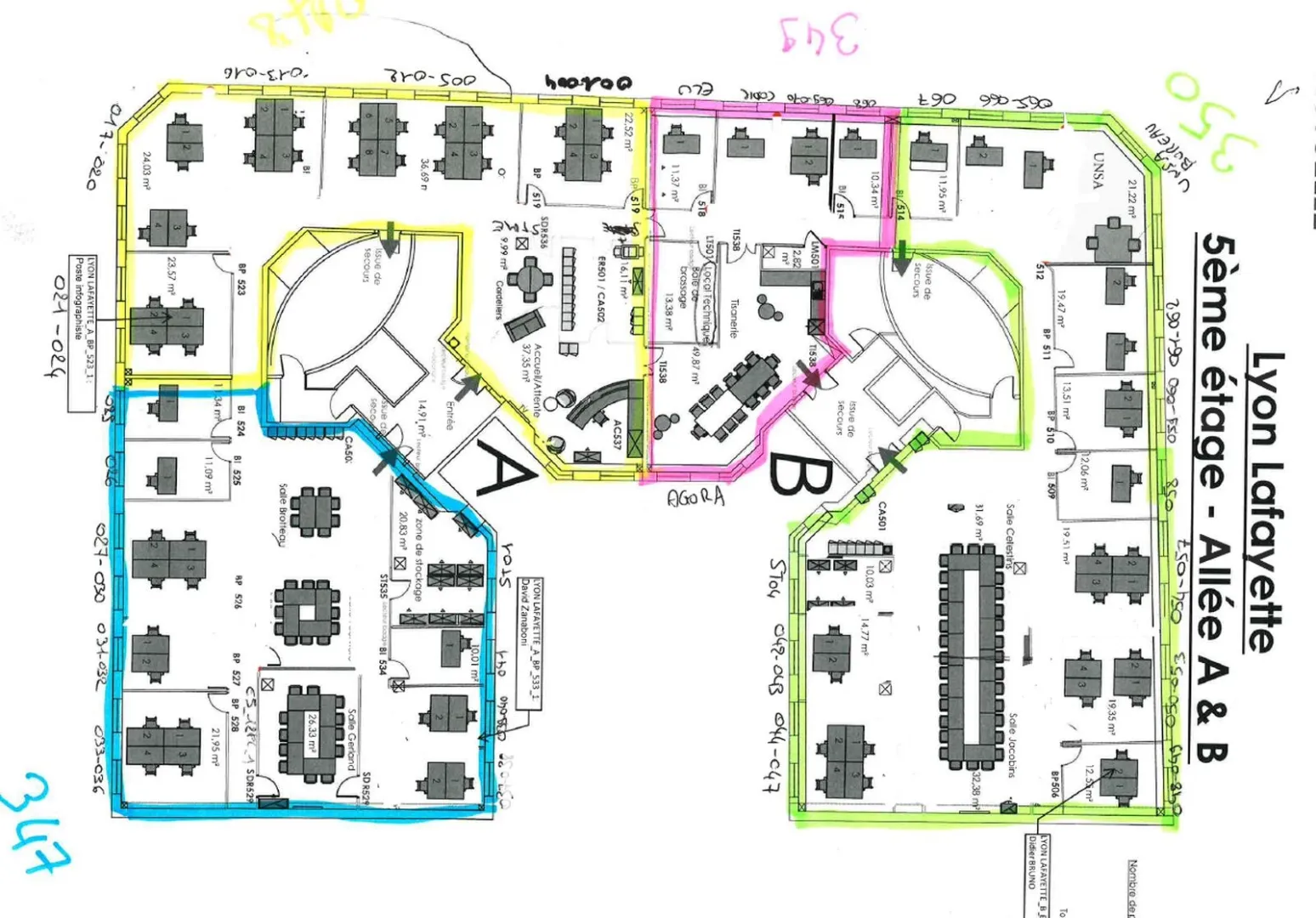 A louer - LE RHONE ALPES - Bureaux spacieux - Lyon 6ème Part-Dieu