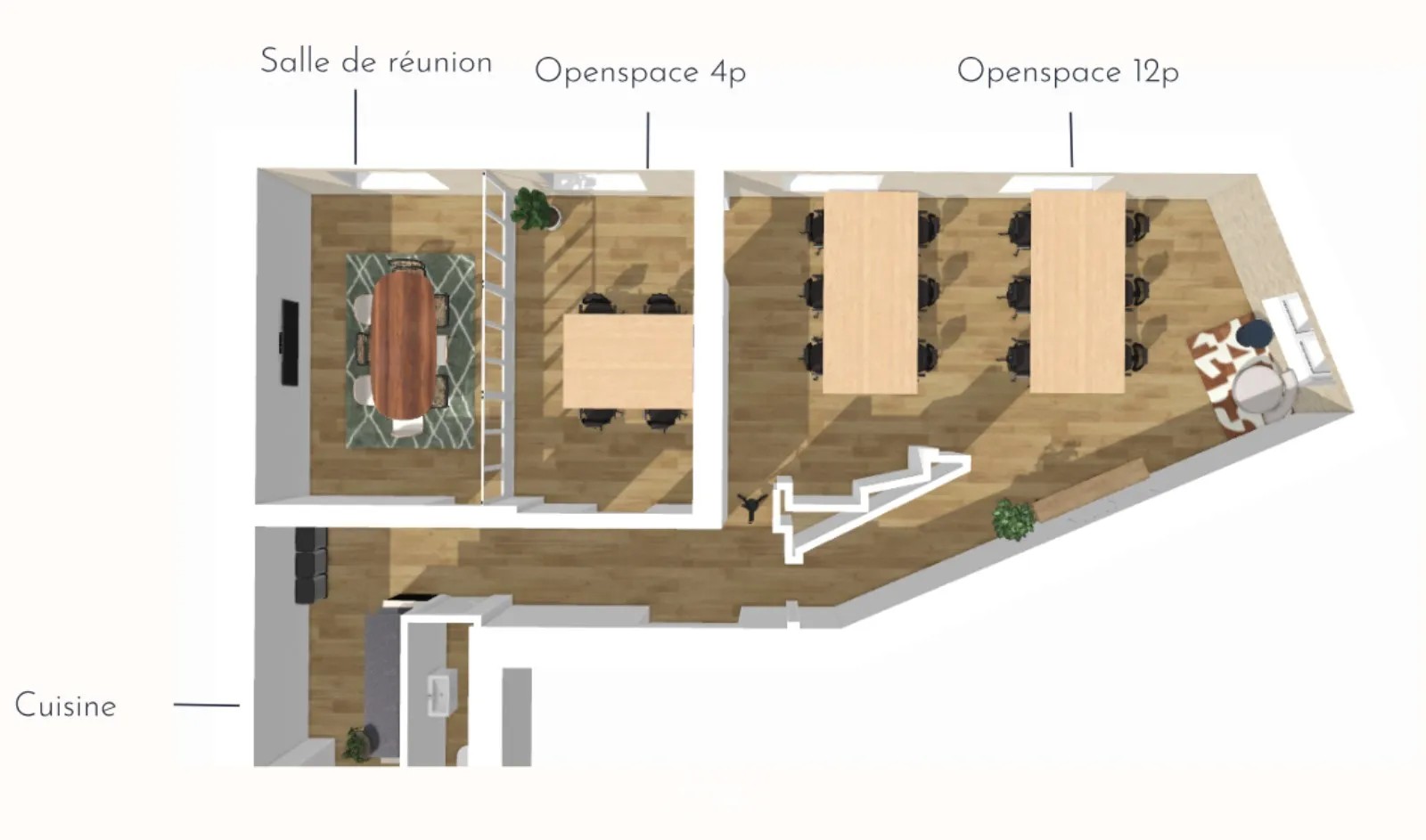 Bureaux A Louer - Snapdesk Voltaire