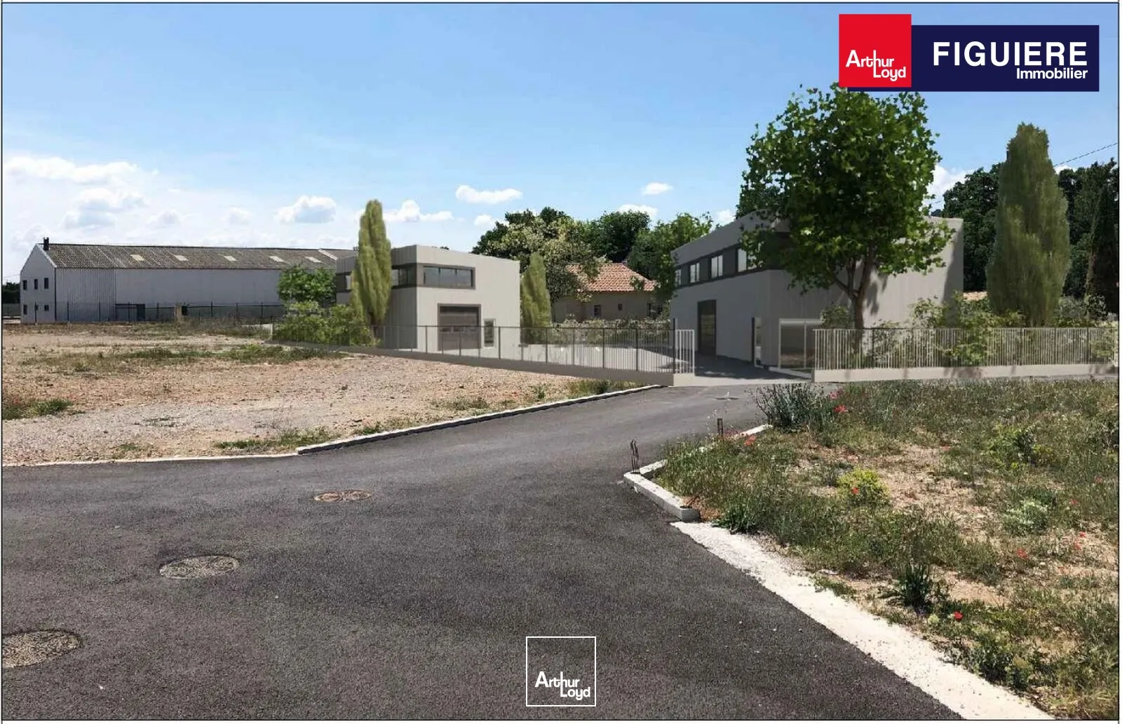 Location Local mixte neuf de 162 m² sur départementale 538 LAMANON