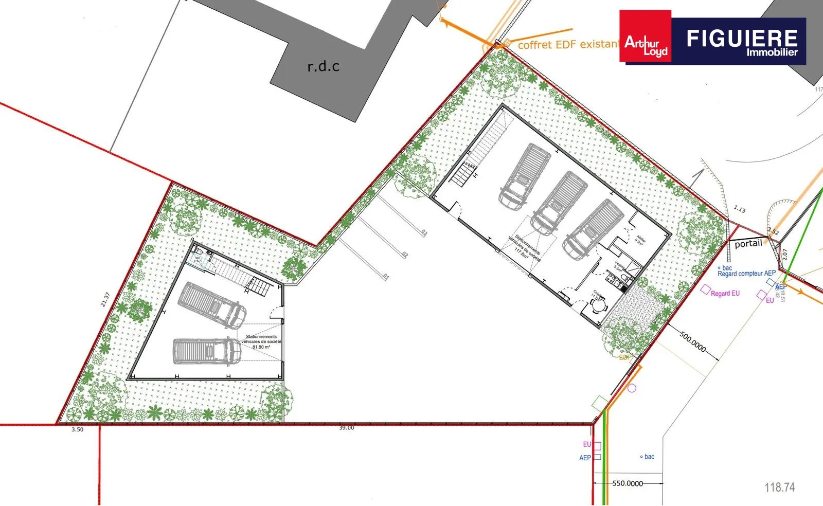 Location Local mixte neuf de 162 m² sur départementale 538 LAMANON