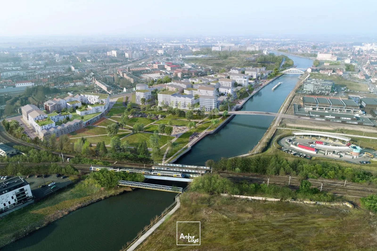 QUAI 22 LOT I - Commerces À Vendre/À Louer Avec Parkings - Proche de Lille