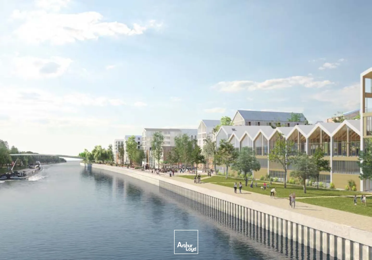 QUAI 22 LOT I - Commerces À Vendre/À Louer Avec Parkings - Proche de Lille