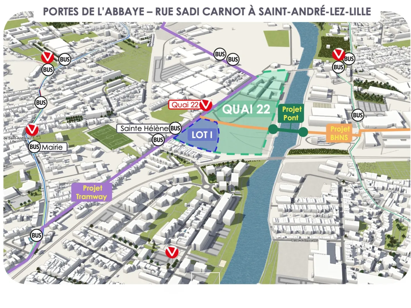 QUAI 22 LOT I - Commerces À Vendre/À Louer Avec Parkings - Proche de Lille