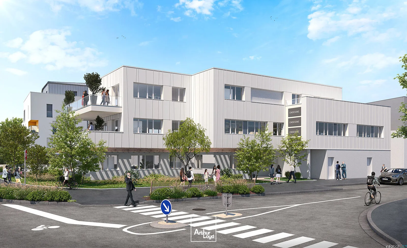 IMMEUBLE DE BUREAUX À CONSTRUIRE-850 M²-BOUGUENAIS