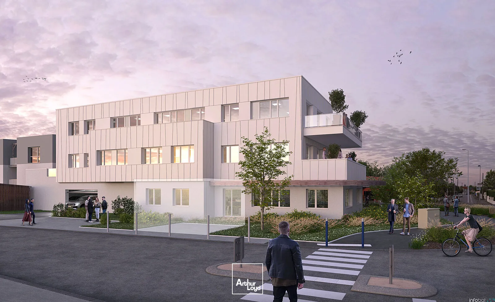 IMMEUBLE DE BUREAUX À CONSTRUIRE-850 M²-BOUGUENAIS