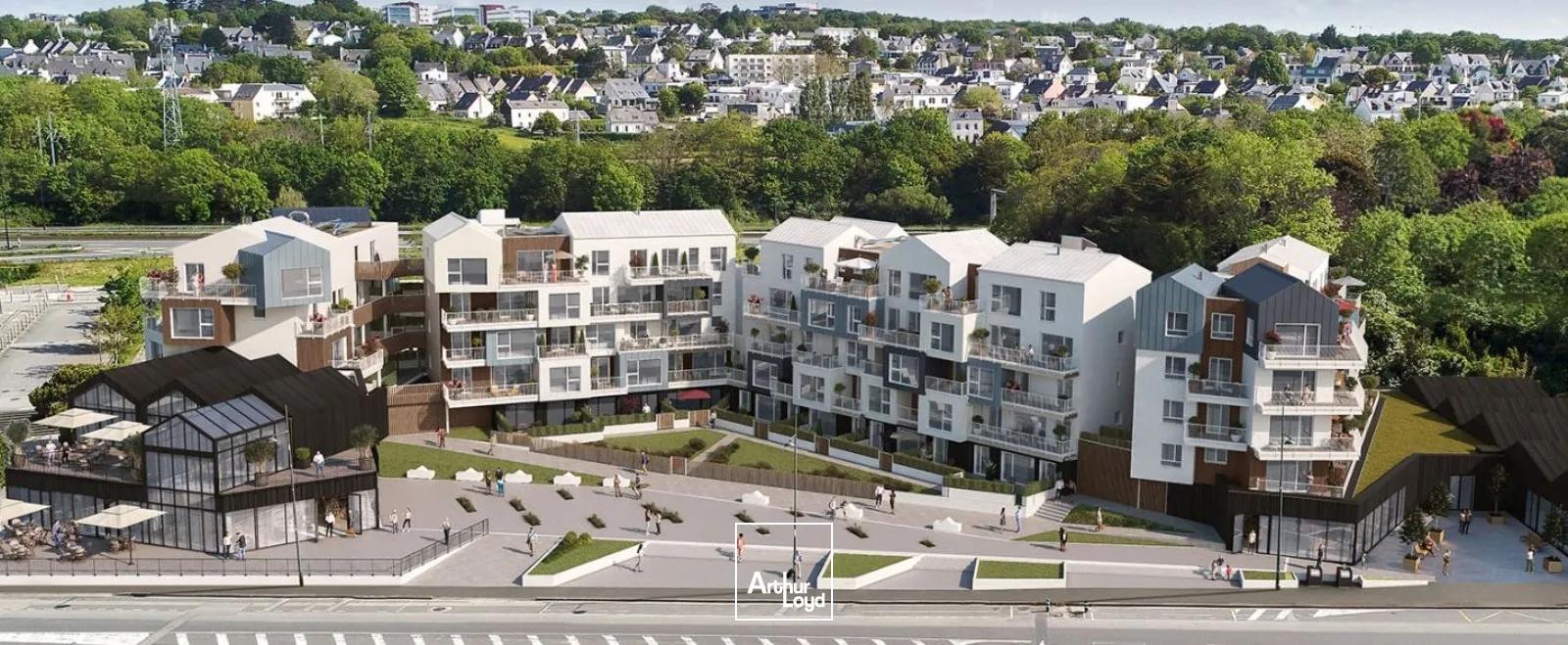 A VENDRE A LOUER EMPLACEMENT COMMERCIAL 775 M² PLAGE DU MOULIN BLANC RELECQ KERHUON