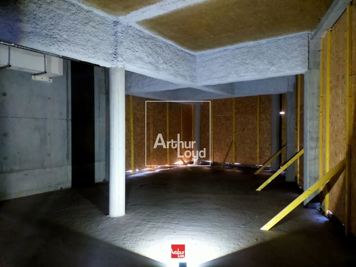 LOCAL COMMERCIAL 235 M² A LOUER BRUT DE BETON PONT DE CLAIX TERRASSE