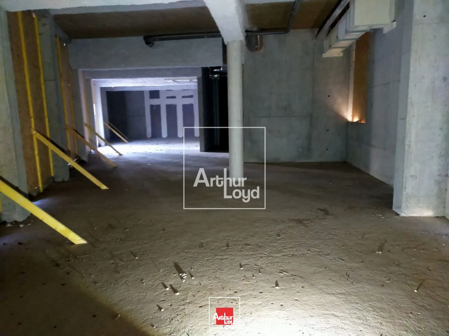 LOCAL COMMERCIAL 235 M² A LOUER BRUT DE BETON PONT DE CLAIX TERRASSE